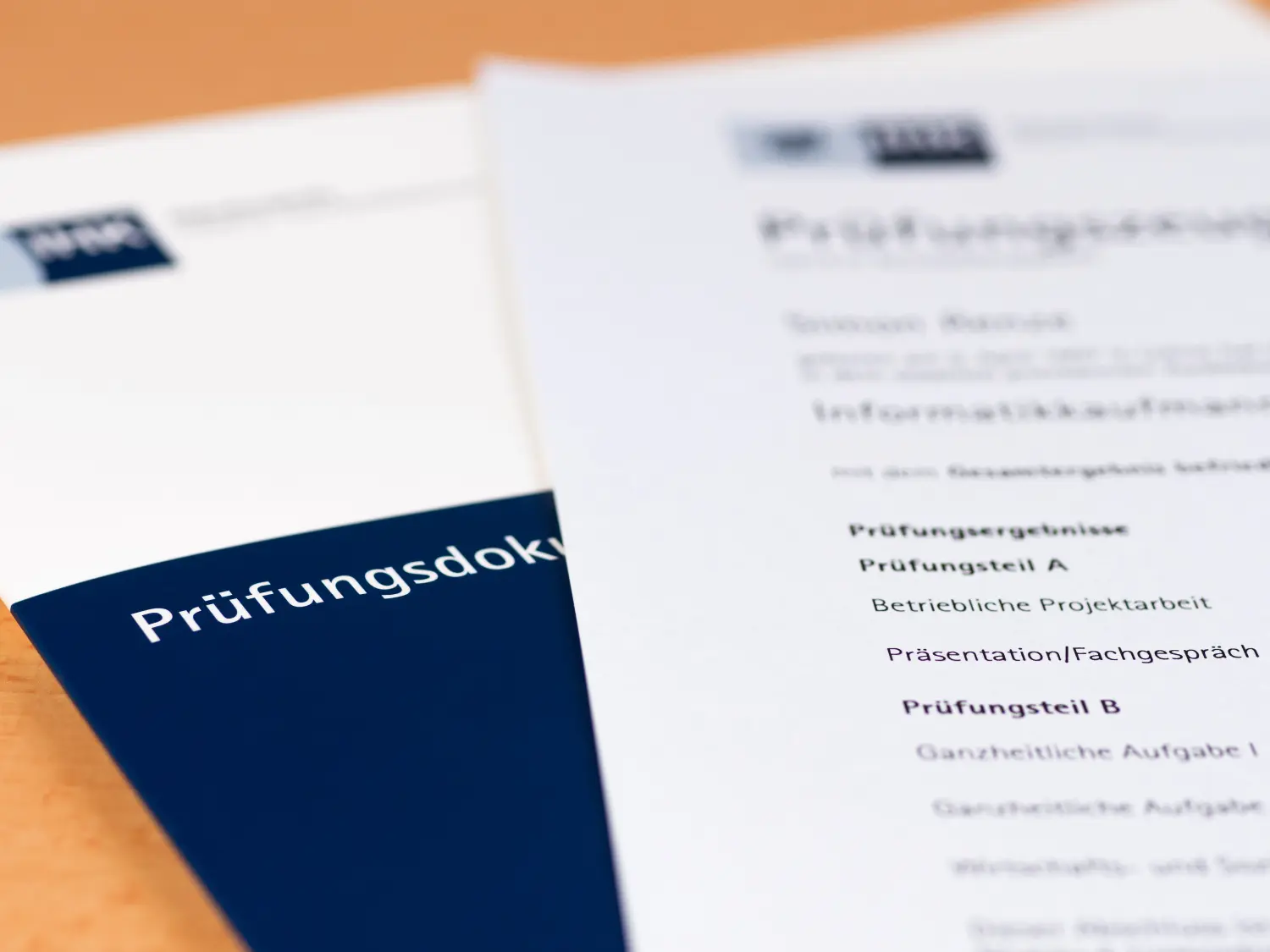 Prüfungungszeugnis - Prüfung - Dokumente - Ergebnisse